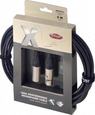 Микрофонный кабель XLR-XLR STAGG XMC6XX, 6 м