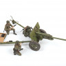 Советская 76-мм противотанковая пушка ЗИС-3 с расчетом 1/35