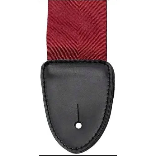 Ремень для гитары VIRTUOZO M002RD нейлон кожа бордовый