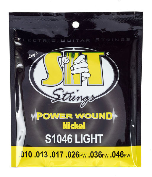 SIT S1046 POWER WOUND Light струны для электрогитары (10-13-17-26-36-46) легкого натяжения