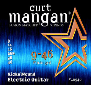 CURT MANGAN 9-46 Nickel Wound Set струны для электрогитары