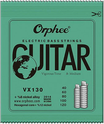 Струны для бас гитары Orphee VX-130 тип - Strings, 5 струн