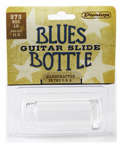 DUNLOP 273 Blues Bottle Regular CLEAR Large Rs 12-12,5 слайд для гитары стеклянный в виде бутылочки