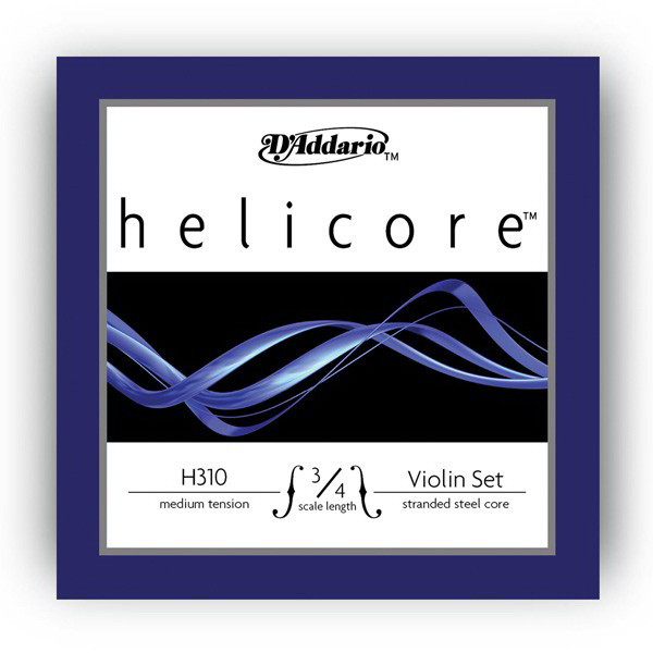 Струны для скрипки 3/4 D'Addario H310 3/4M helicore комплект