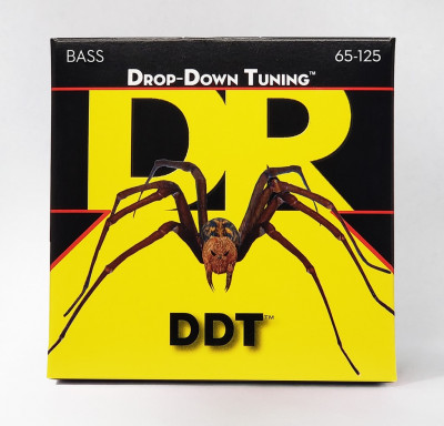 Комплект струн для бас-гитары DR DDT-65, 65-125