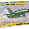 Сборная модель ZVEZDA Советский истребитель МиГ-21БИС, 1/72