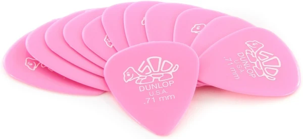 DUNLOP 41P.71 Delrin набор медиаторов 0.71 мм, 12 шт