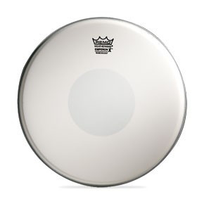 REMO BX-0114-10 EMPEROR X 14' COATED SNARE, BLACK DOT™ двойной матовый пластик