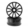 Черные колесные диски для Himoto E8XBL, 2шт.