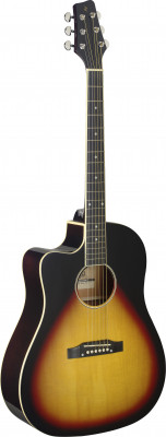 STAGG SA35 DSCE-VS LH электроакустическая гитара