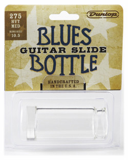 DUNLOP 275 Blues Bottle Heavy Clear Medium слайд для гитары стеклянный