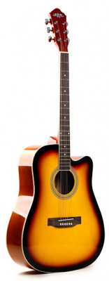 Гитара акустическая MARTIN ROMAS MR-441 SB дредноут с ВЫРЕЗОМ глянцевый лак, цвет - санбёрст