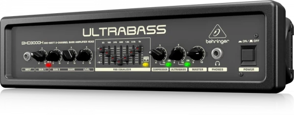 Усилитель Behringer BXD3000H басовый с FBQ, 300Вт 2 канала