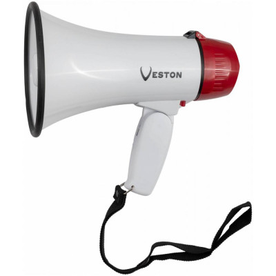 Мегафон рупорный ручной VESTON VMEG-8, 8 Вт