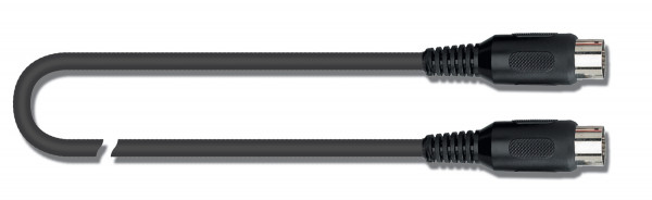 QUIK LOK S164-1 миди кабель, 1м., пластиковые разъемы 5-pole Male DIN