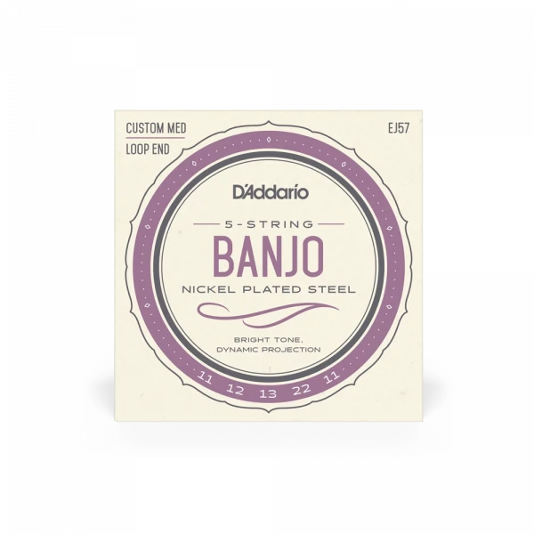 Струны для 5 струнного банджо DAddario EJ57