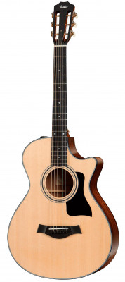 TAYLOR 312ce 12-Fret 300 Series электроакустическая гитара с кейсом
