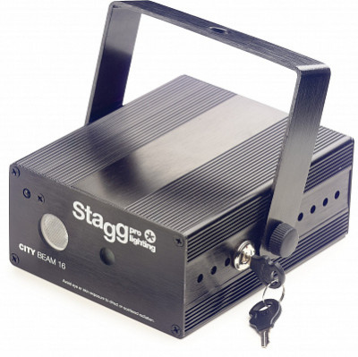 STAGG SLR CITY 16-2 BK лазерный проектор цветомузыка + LED прибор