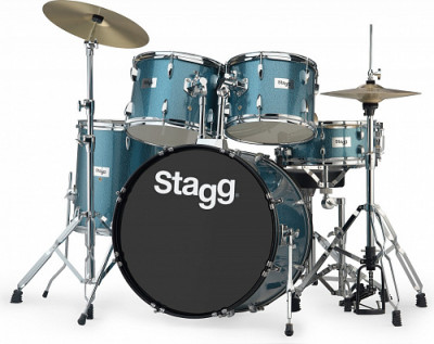 STAGG TIM322B SPBL ударная установка барабанная акустическая голубая- blue sparkle