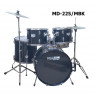 MEGATONE MD-225 MBK (22"х16")(16"x16")(13"x10")(12"x9") металлический малый барабан (14"x5,5")+ Набор стоек с ДВОЙНЫМИ ножками