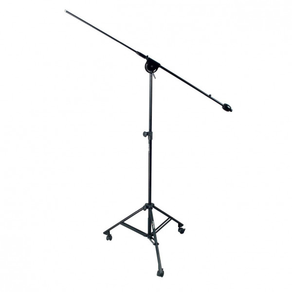 PROEL PRO400 профессиональная микрофонная стойка, тренога, телескопический журавль, на колёсах