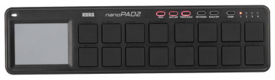KORG NANOPAD2-BK портативный USB-MIDI-контроллер, цвет чёрный