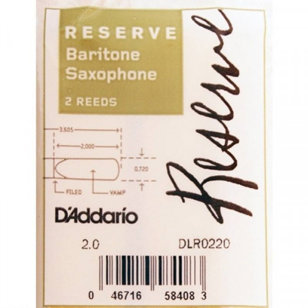RICO DLR0220 для саксофона-баритон №2 2 шт