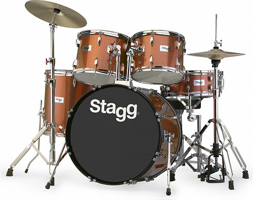 STAGG TIM322B SPBR ударная установка барабанная акустическая коричневая- brown sparkle