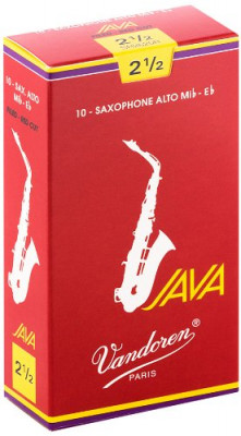 Vandoren SR-2625R Java № 2,5 10 шт трости для саксофона альт