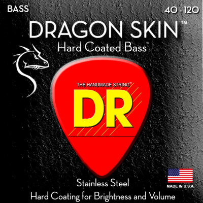 Комплект струн для 5-струнной бас-гитары DR DSB5-40, 40-120