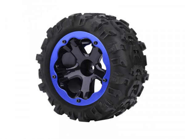 Колесо в сборе для Remo Hobby RH8035/36 (правое синее), 1шт.