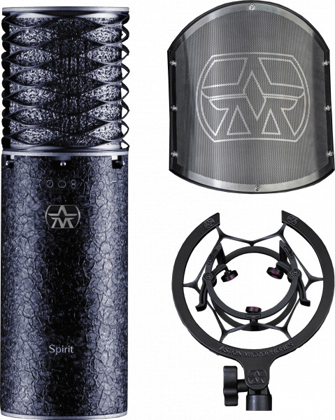Студийный микрофон Aston Microphones SPIRIT BLACK BUNDLE