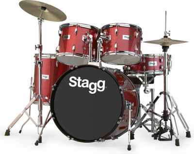 STAGG TIM322B SPRD ударная установка барабанная акустическая красная