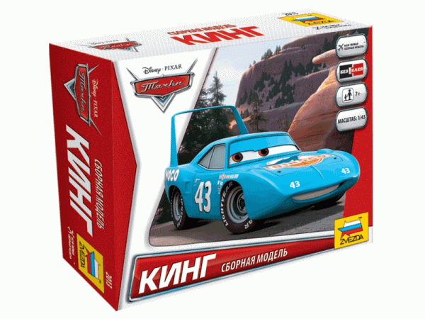 Сборная модель ZVEZDA "Тачки" Кинг, 1/43