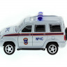 Машина "АВТОПАНОРАМА" инерц. УАЗ Патриот (МЧС) 1/50,  в/к 12*7*5,5 см
