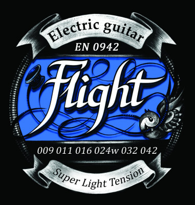 FLIGHT EN / 0924 струны для электрогитары