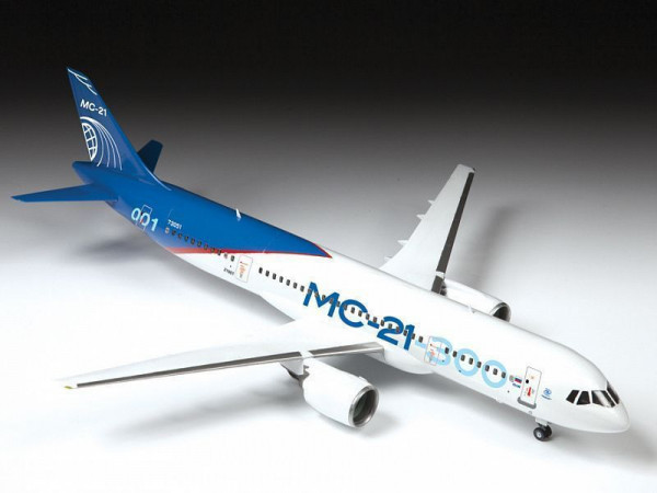 Сборная модель ZVEZDA Пассажирский авиалайнер МС-21-300, 1/144