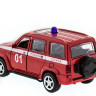 Машина "АВТОПАНОРАМА" инерц. УАЗ Патриот (пожарная) 1/50, в/к 12*7*5,5 см