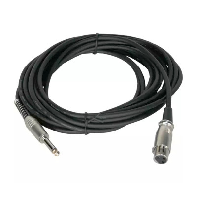 Invotone ACM1006/BK микрофонный кабель XLR мама-Jack mono 6 м