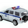 Машина "АВТОПАНОРАМА" инерц. УАЗ Патриот (полиция) 1/50, в/к 12*7*5,5 см