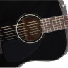 FENDER CD-60 DREAD V3 DS BLK WN акустическая гитара