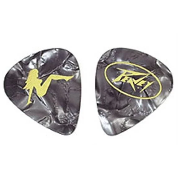 PEAVEY Triple XXX 351 Medium Black медиаторы средние, 12 шт