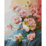 Картина по номерам с цветной схемой 40х50 РОМАНОВ Р. РОЗОВОЕ УТРО (28 цветов)