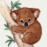 Набор юного художника 20х20 Маленькая коала (10 цветов)