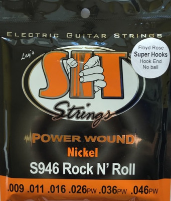 SIT S946FR SUPER HOOKS Rock-n-Roll струны для электрогитары (9-11-16-26-36-46) легкого натяжения