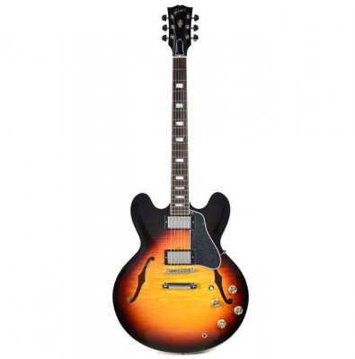 Gibson 2018 MEMPHIS ES-335 FIGURED ANTIQUE SUNSET BURST полуакустическая гитара