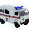 Машина "АВТОПАНОРАМА" инерц. УАЗ-452 (МЧС) 1/50, в/к 12*7*5,5 см