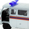 Машина "АВТОПАНОРАМА" инерц. УАЗ-452 (МЧС) 1/50, в/к 12*7*5,5 см