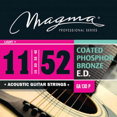 Комплект струн для акустической гитары 11-52 Magma Strings GA130P