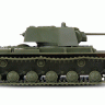 Советский танк КВ-1 с пушкой Ф32 1/100